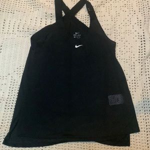 Nike dry-fit open mesh jogging shirt NWOT